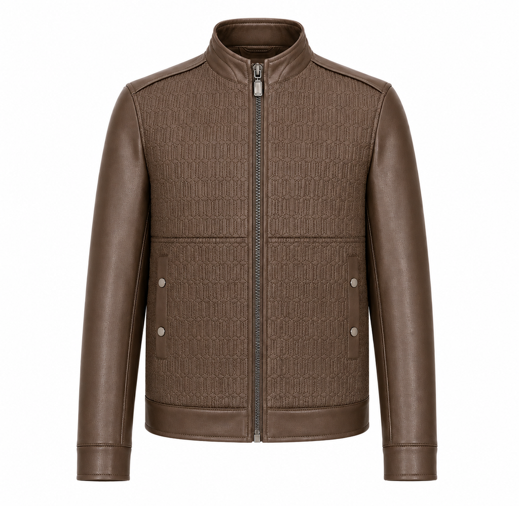 RASHA Quilted Moto Jacket