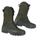 Trail Lace-Up Leather Boots – Olive Green