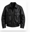 RASHA Boxy Leather Bomber