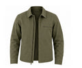 RASHA Washed Twill Zip Jacket