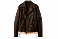 The Renegade – women's vintage-washed leather jacket with asymmetrical zip and shoulder epaulets