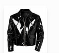 RASHA Patent Leather Cropped Jacket