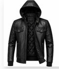 RASHA Hooded Moto Jacket